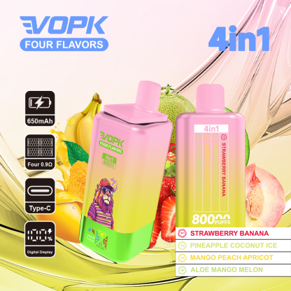 VOPK Four flavors 80000puffs(10 pcs)