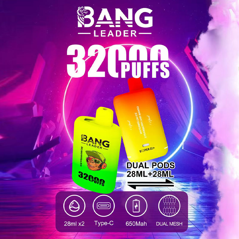 Bang Leader 32000 Puffs Portable Double Flavors Disposable Vape