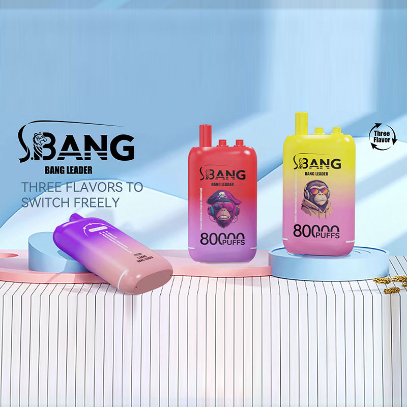 Bang Leader 80000 Puffs 3 in 1 Flavors Original Rechargeable Disposable Vape