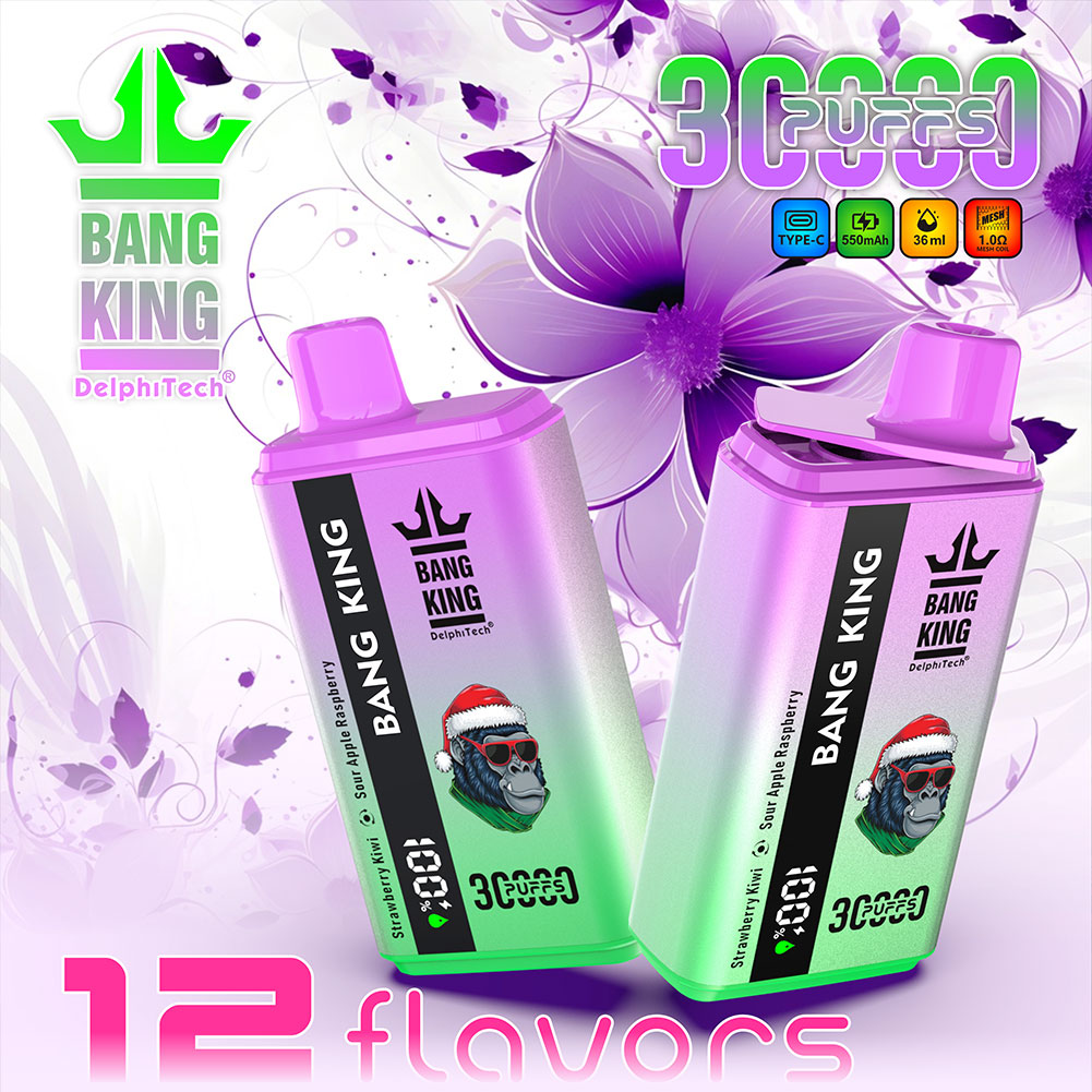 Bang King 30000 Puffs Dual Flavors Rechargable Disposable Vape
