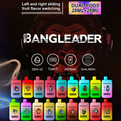 Bang Leader 32000 Puffs Portable Double Flavors Disposable Vape