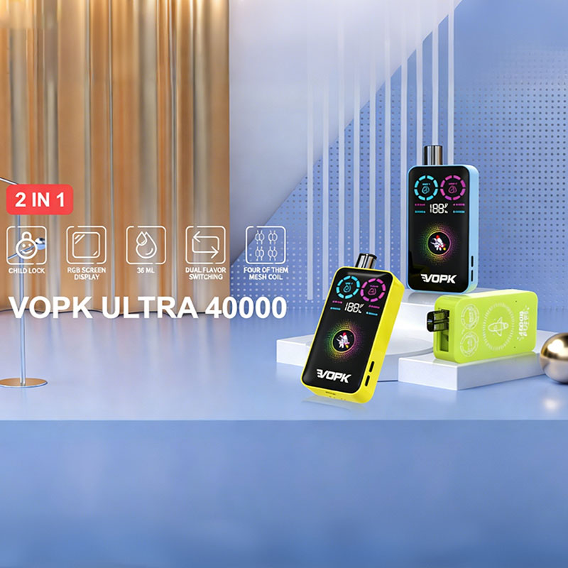VOPK Ultra 40000 Puffs Rechargeable Smart Screen Disposable Vapes