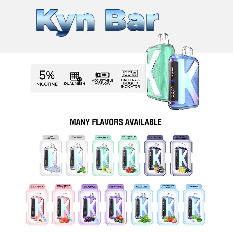 KangerTech Kyn Bar 25000 Puffs Mini 18ML Disposable Vape