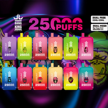 Bang King 25000 Puffs Dual Pod Rechargable Disposable Vape