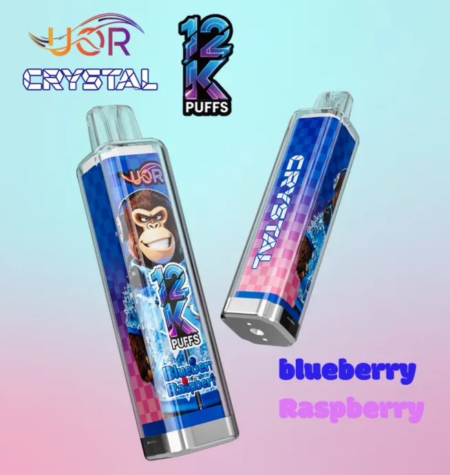UOR Crystal 12000 12K Puffs Rechargeable LED Light Disposable Vape Pen