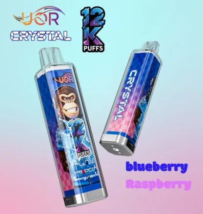 UOR Crystal 12000 12K Puffs Rechargeable LED Light Disposable Vape Pen