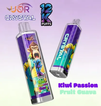 UOR Crystal 12000 12K Puffs Rechargeable LED Light Disposable Vape Pen