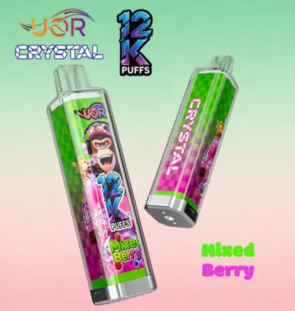 UOR Crystal 12000 12K Puffs Rechargeable LED Light Disposable Vape Pen