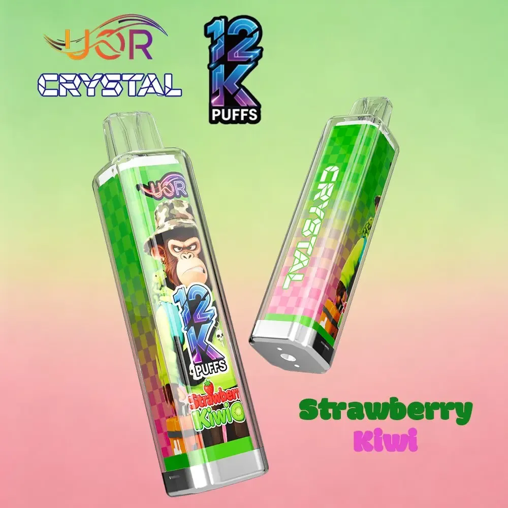 UOR Crystal 12000 12K Puffs Rechargeable LED Light Disposable Vape Pen