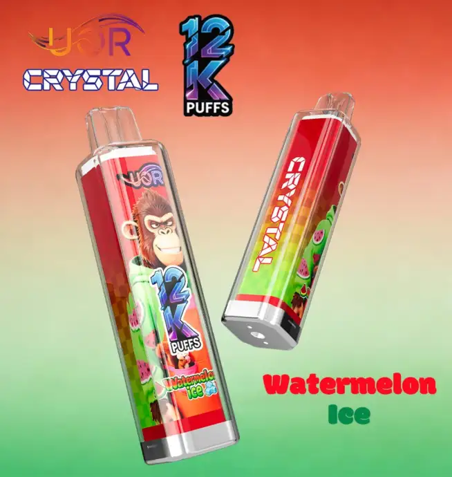 UOR Crystal 12000 12K Puffs Rechargeable LED Light Disposable Vape Pen