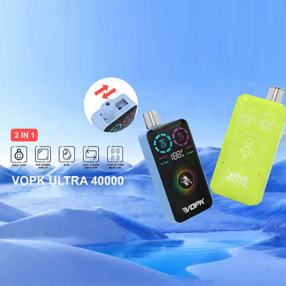 VOPK Ultra 40000 Puffs Rechargeable Smart Screen Disposable Vapes