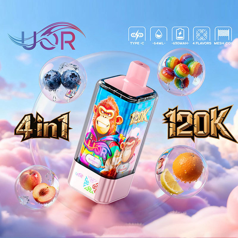 UOR 4 In 1 Flavors 120000 Puffs Rechargeable Disposable Vape