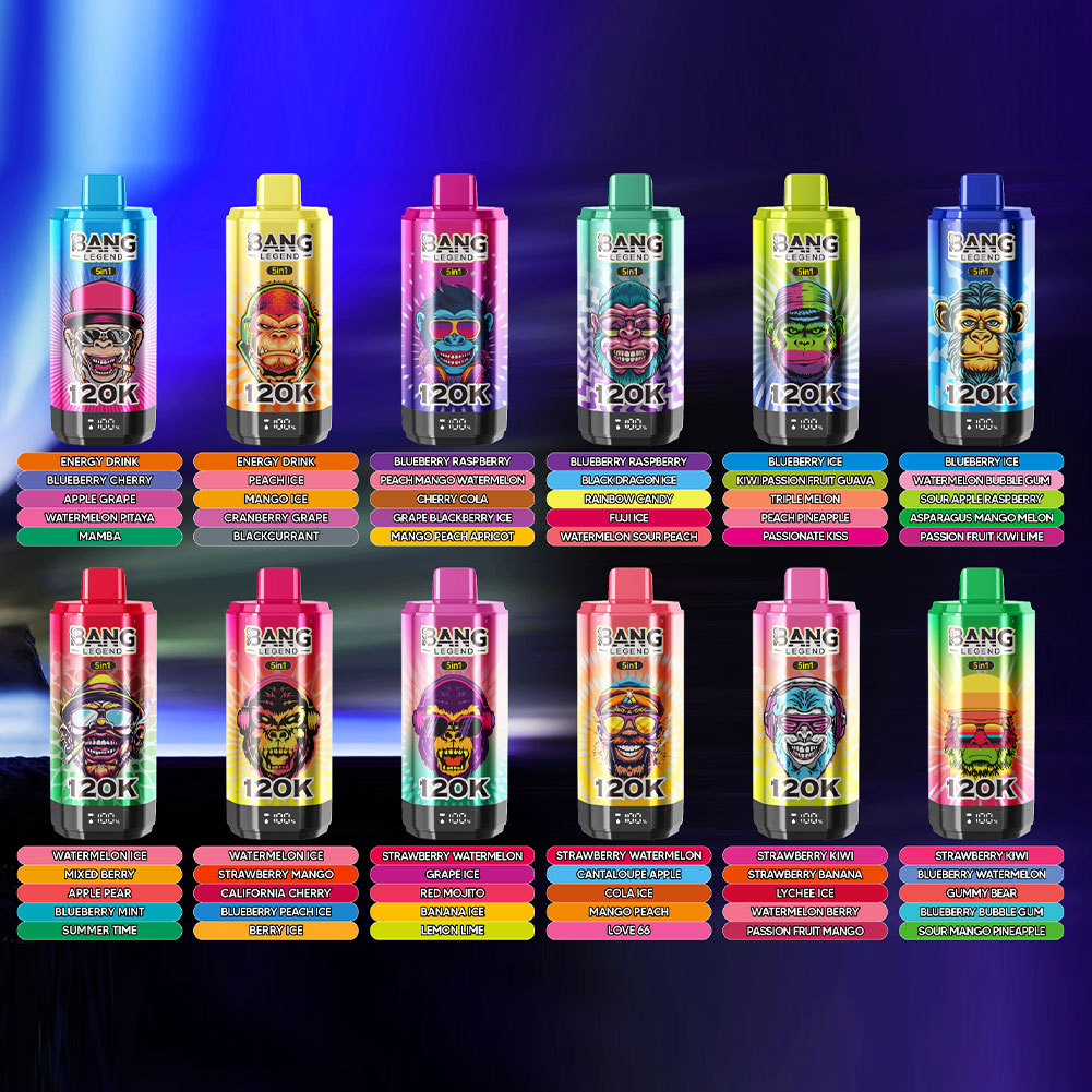 Bang Legend 120000 Puffs 5 In 1 Flavors Original Disposable Vape
