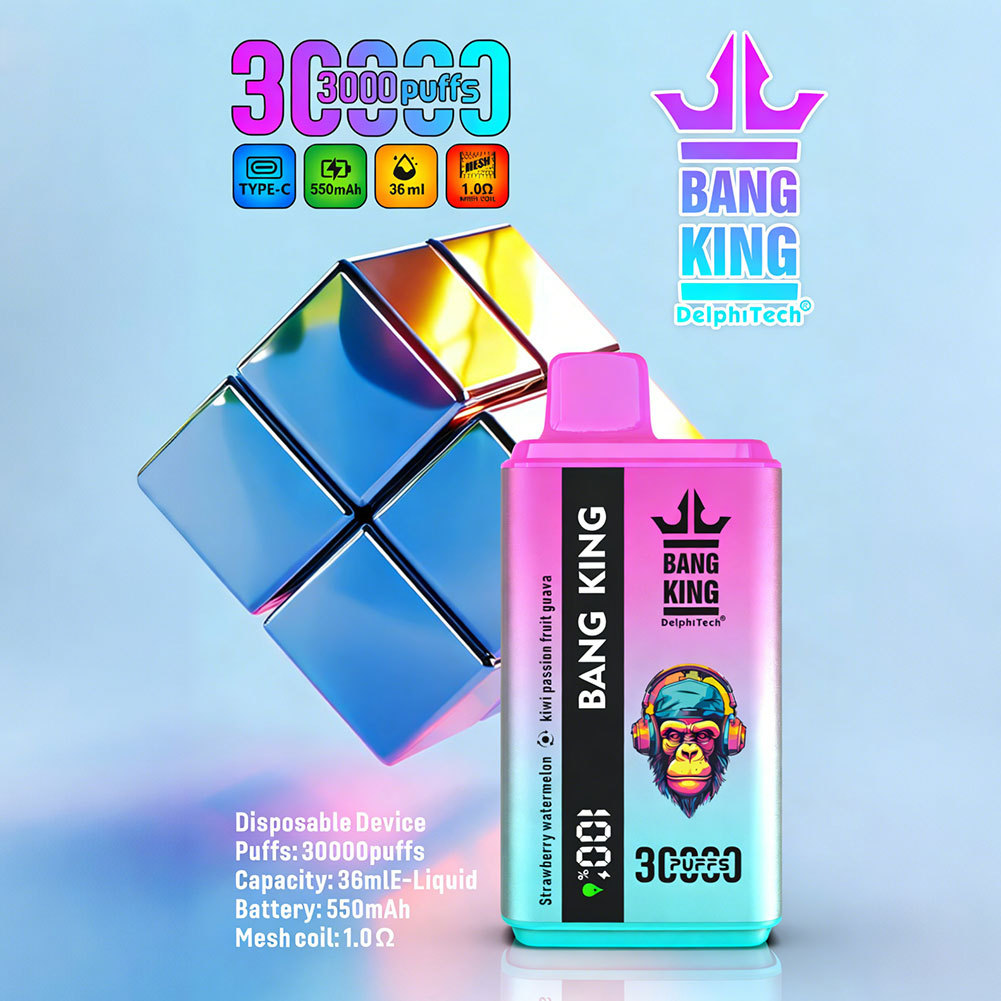 Bang King 30000 Puffs Dual Flavors Rechargable Disposable Vape