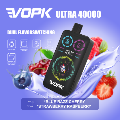 VOPK ULTRA 40000 Puffs 40K Rechargeable Smart Screen Disposable Vapes
