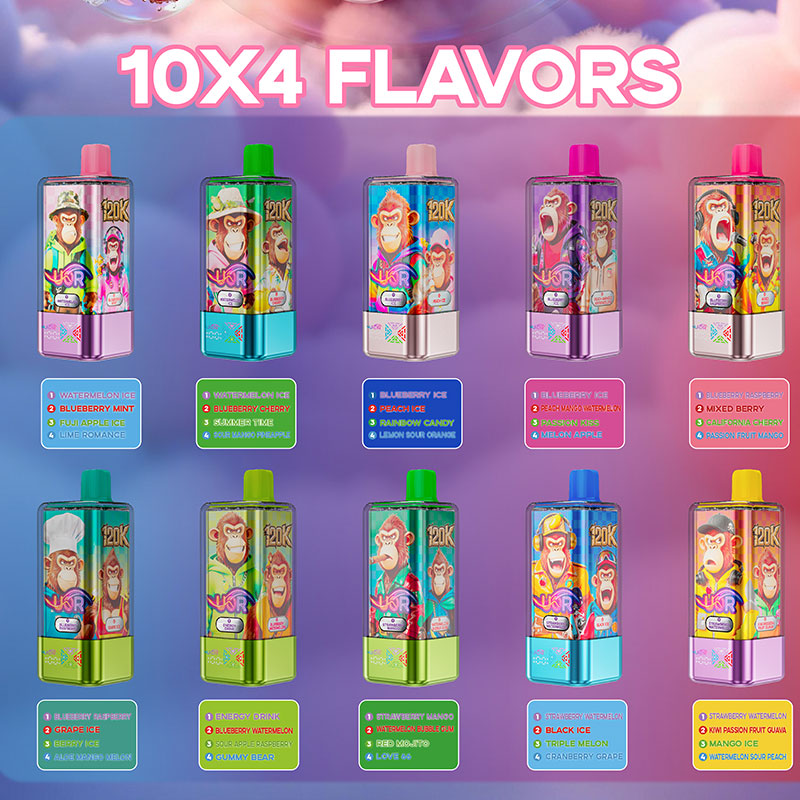 UOR 4 In 1 Flavors 120000 Puffs Rechargeable Disposable Vape