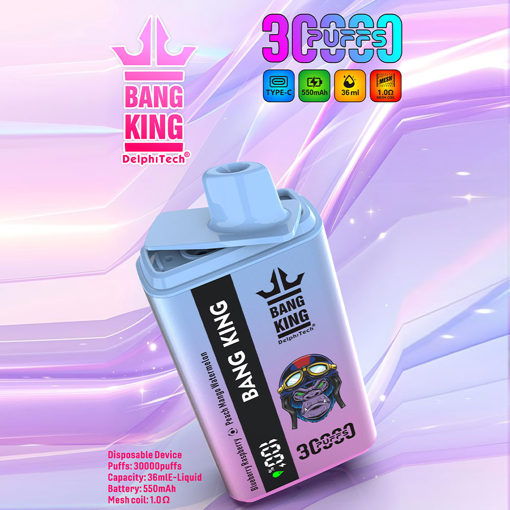 Bang King 30000 Puffs Dual Flavors Rechargable Disposable Vape