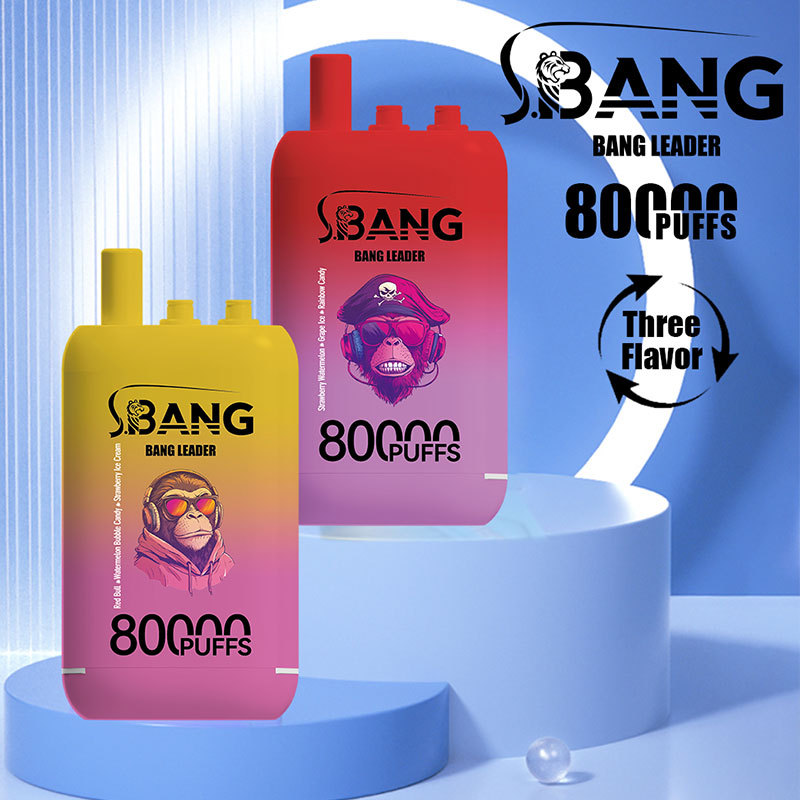 Bang Leader 80000 Puffs 3 in 1 Flavors Original Rechargeable Disposable Vape