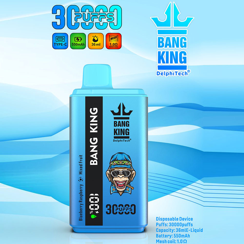 Bang King 30000 Puffs Dual Flavors Rechargable Disposable Vape