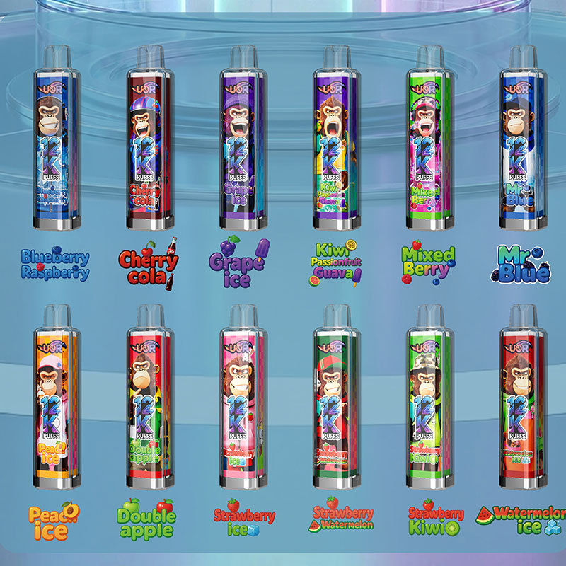 UOR Crystal 12000 Puffs Rechargeable LED Light Disposable Vape