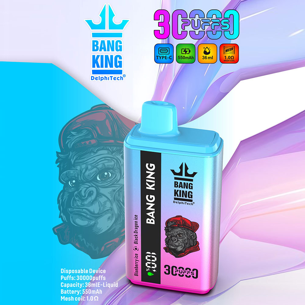 Bang King 30000 Puffs Dual Flavors Rechargable Disposable Vape