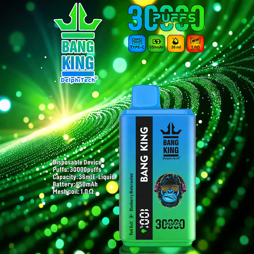 Bang King 30000 Puffs Dual Flavors Rechargable Disposable Vape