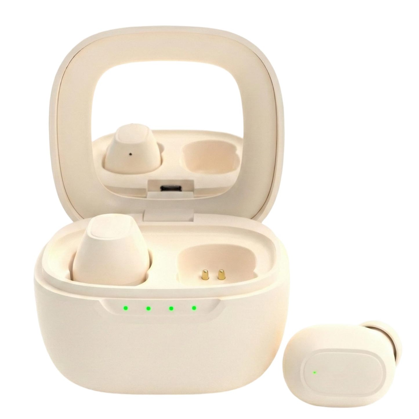 Wireless Earbuds Bluetooth5.3,Semi-Transparent Case, Crystal Clear Deep Bass, Lightweight Mini Headphones, 30H Playtime,Built in Mics Headset Sweat Resistant ,Clear Calls Earphones for Sports Workout