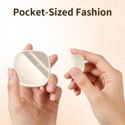 Wireless Earbuds Bluetooth5.3,Semi-Transparent Case, Crystal Clear Deep Bass, Lightweight Mini Headphones, 30H Playtime,Built in Mics Headset Sweat Resistant ,Clear Calls Earphones for Sports Workout