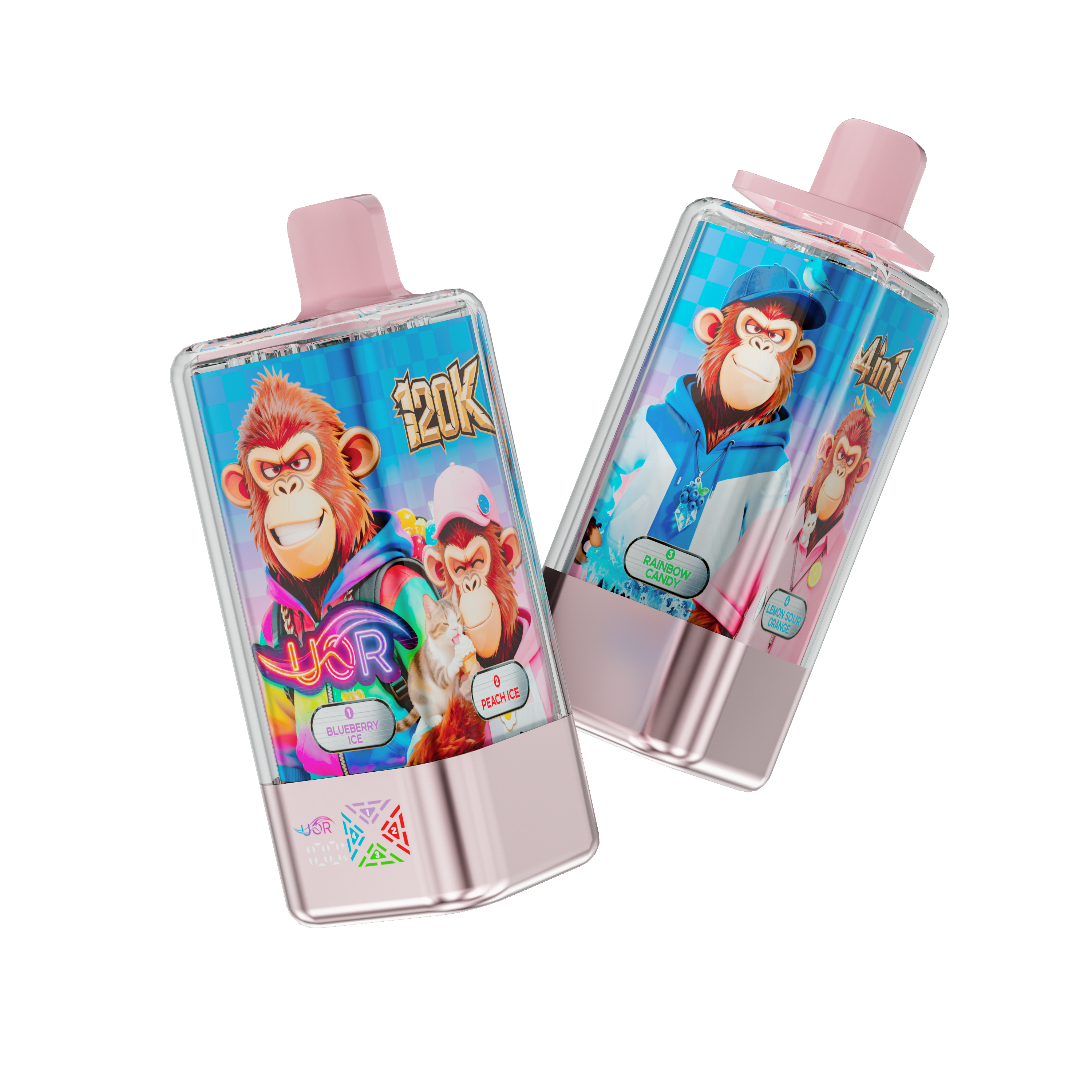 UOR 4 In 1 Flavors 120000 Puffs Rechargeable Disposable Vape