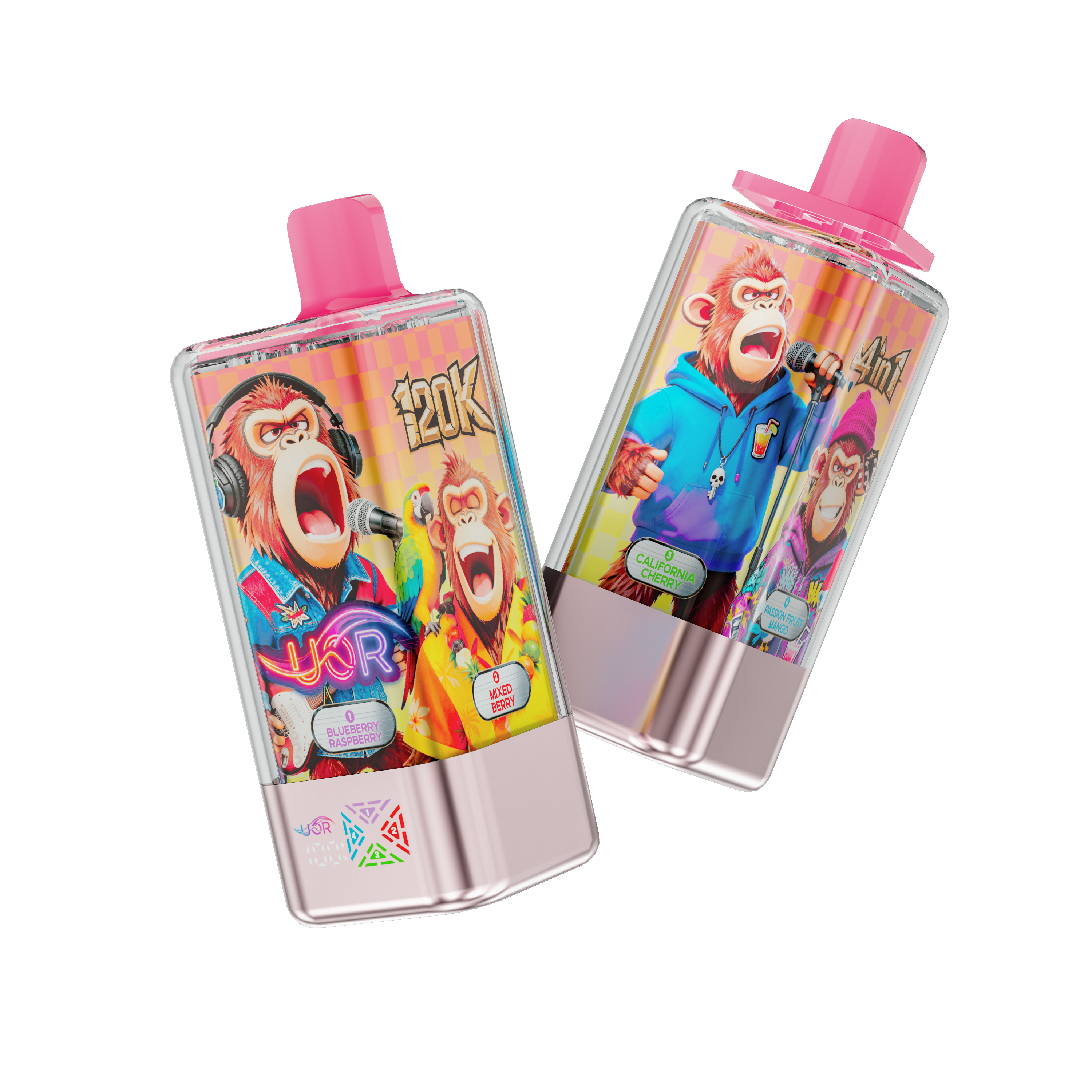 UOR 4 In 1 Flavors 120000 Puffs Rechargeable Disposable Vape