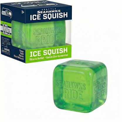 💙💚 Seattle Seahawks Sensory Squeeze Toy– Game Day Stress Relief Essential