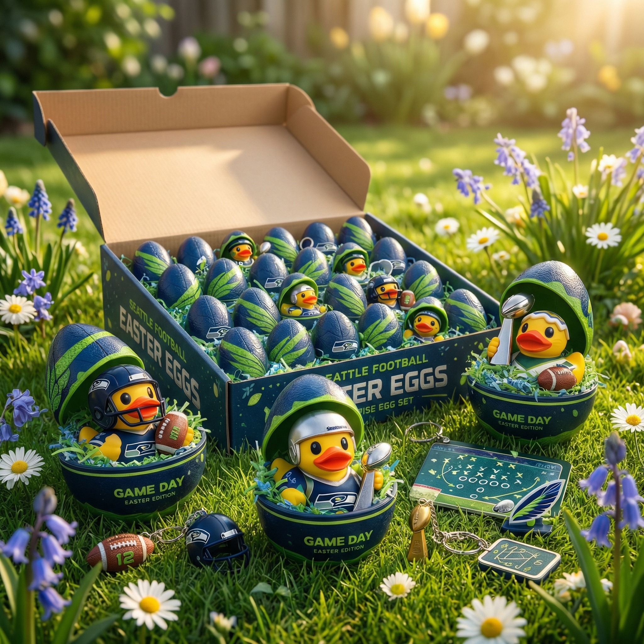 Seattle Seahawks Easter Surprise Egg Gift Set