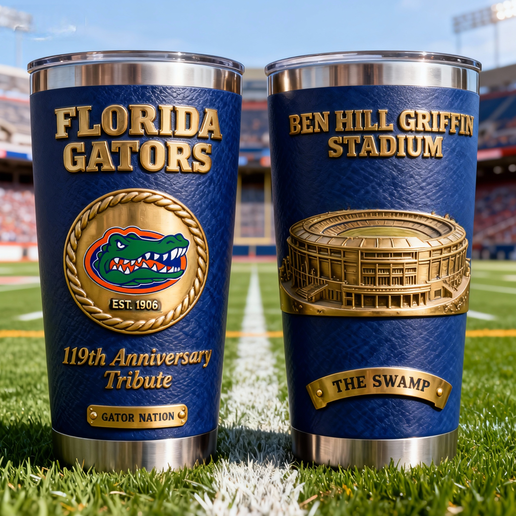 🏆 College Football Team Anniversary Premium Tribute Tumbler 🏈