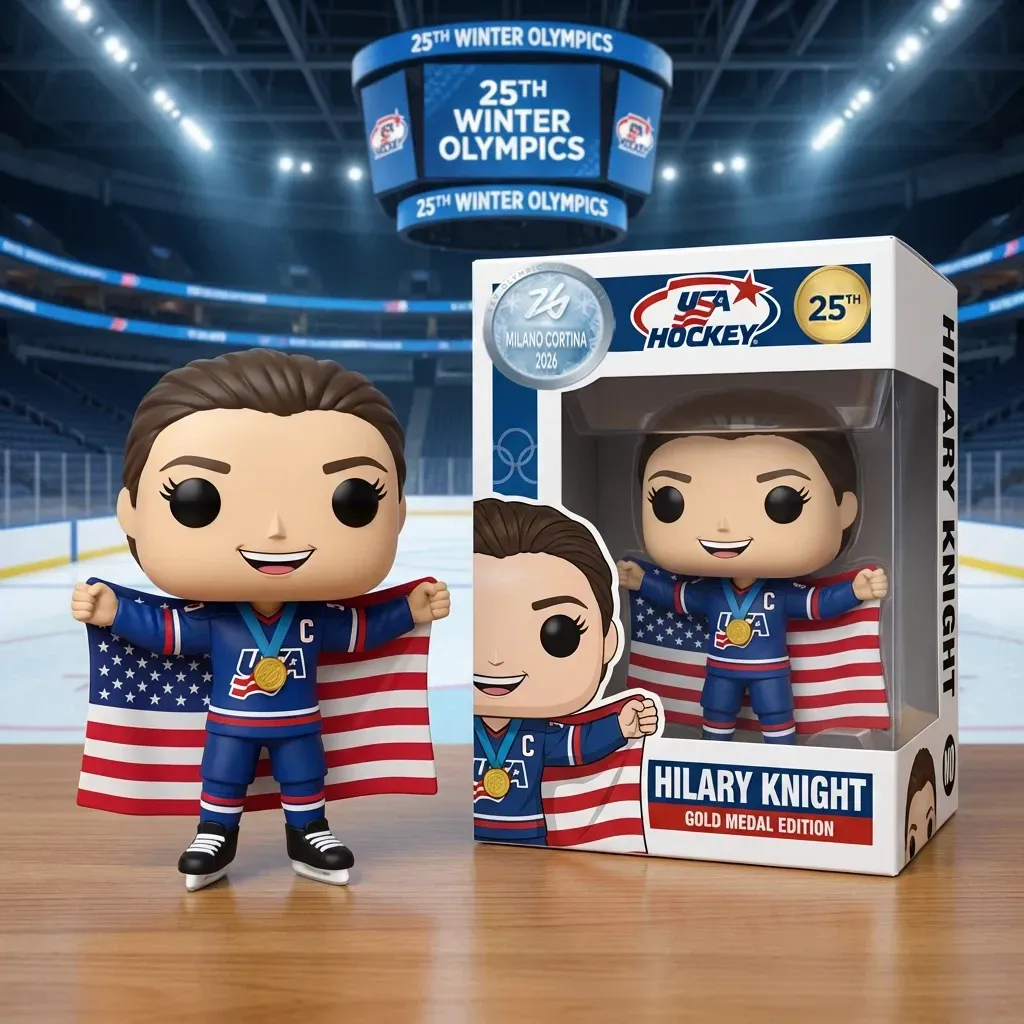 Commemorative doll of the 25th Winter Olympics women's ice hockey champion