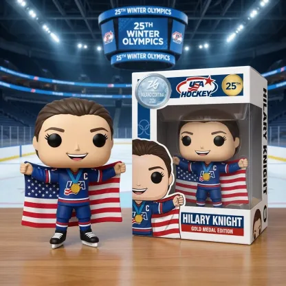 Commemorative doll of the 25th Winter Olympics women's ice hockey champion