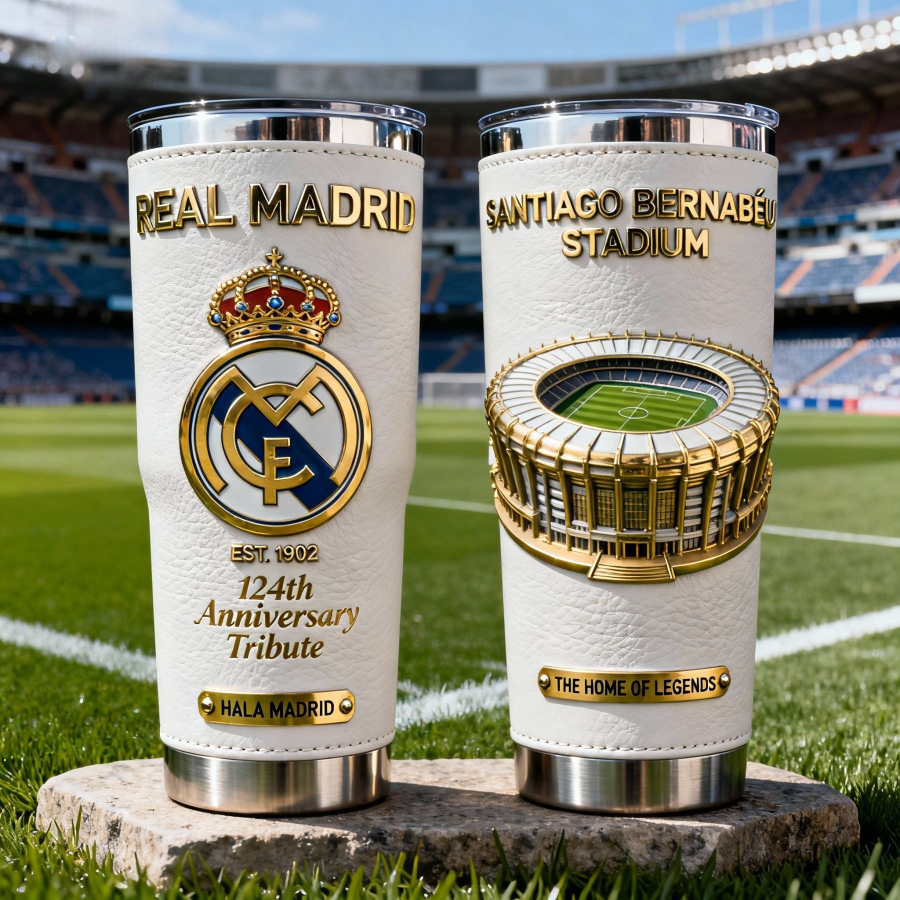 Real Madrid 124th Anniversary Commemorative Tumbler