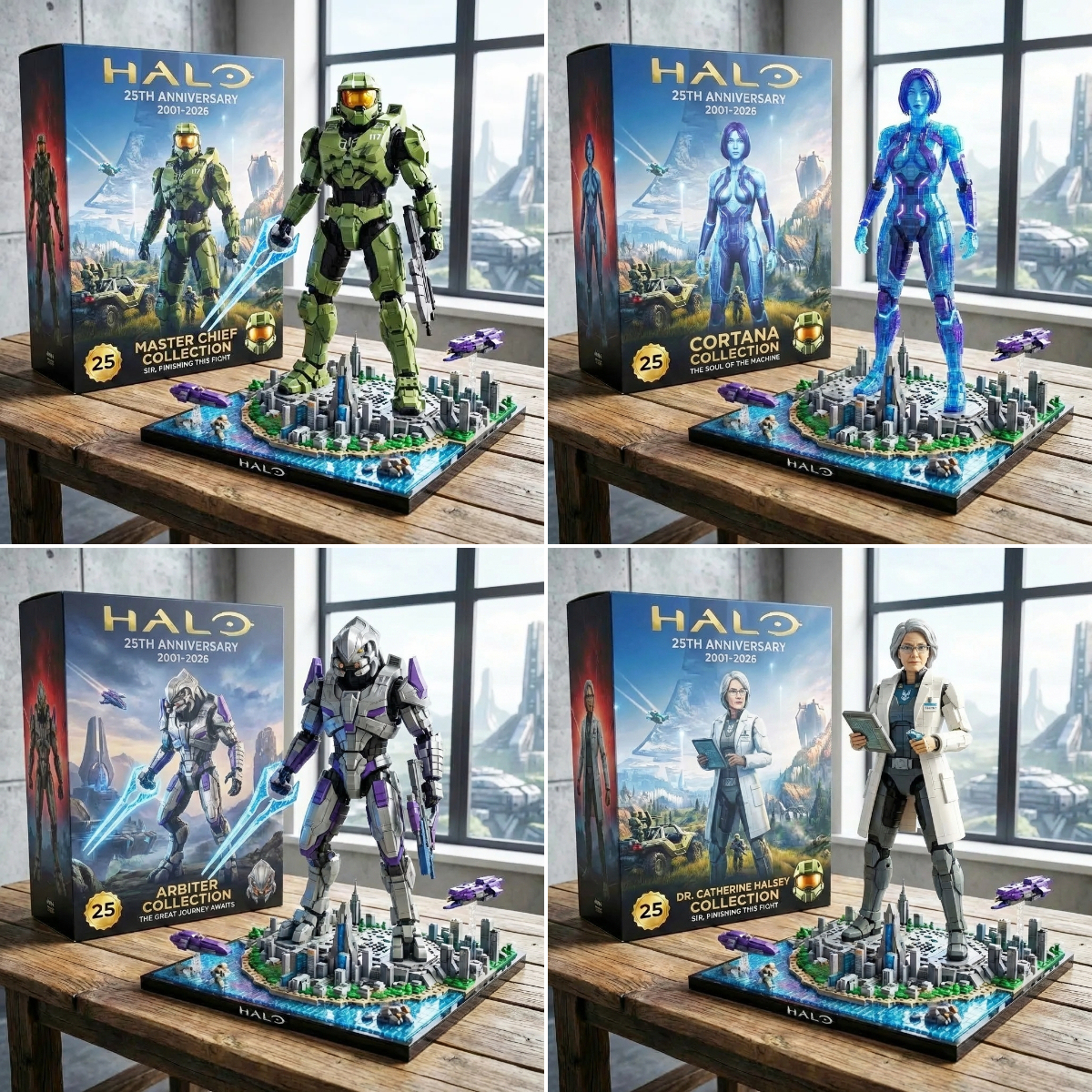 Halo 25th Anniversary Modular Building Block Collection