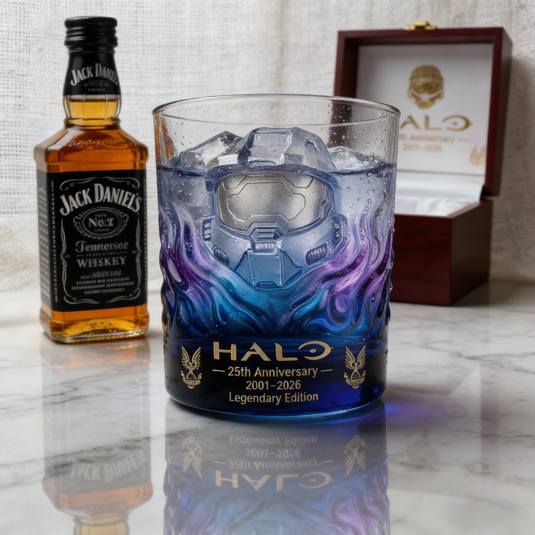 Halo 25th Anniversary Collector Glass