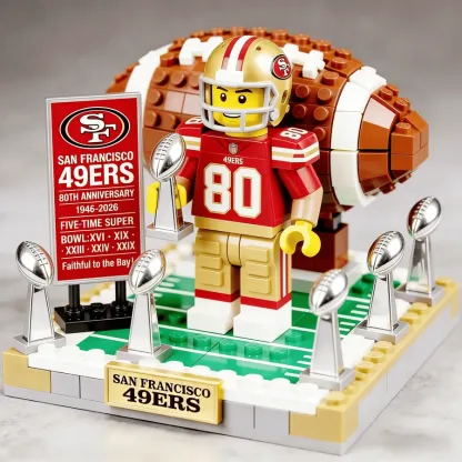 San Francisco 49ers 80th Anniversary Brick Edition
