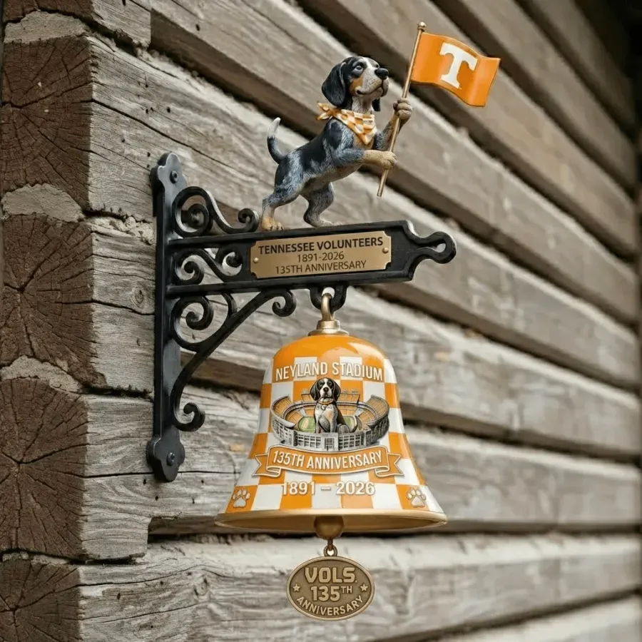 Tennessee Volunteers 135th Anniversary Commemorative Wall Bell 🔔🏈