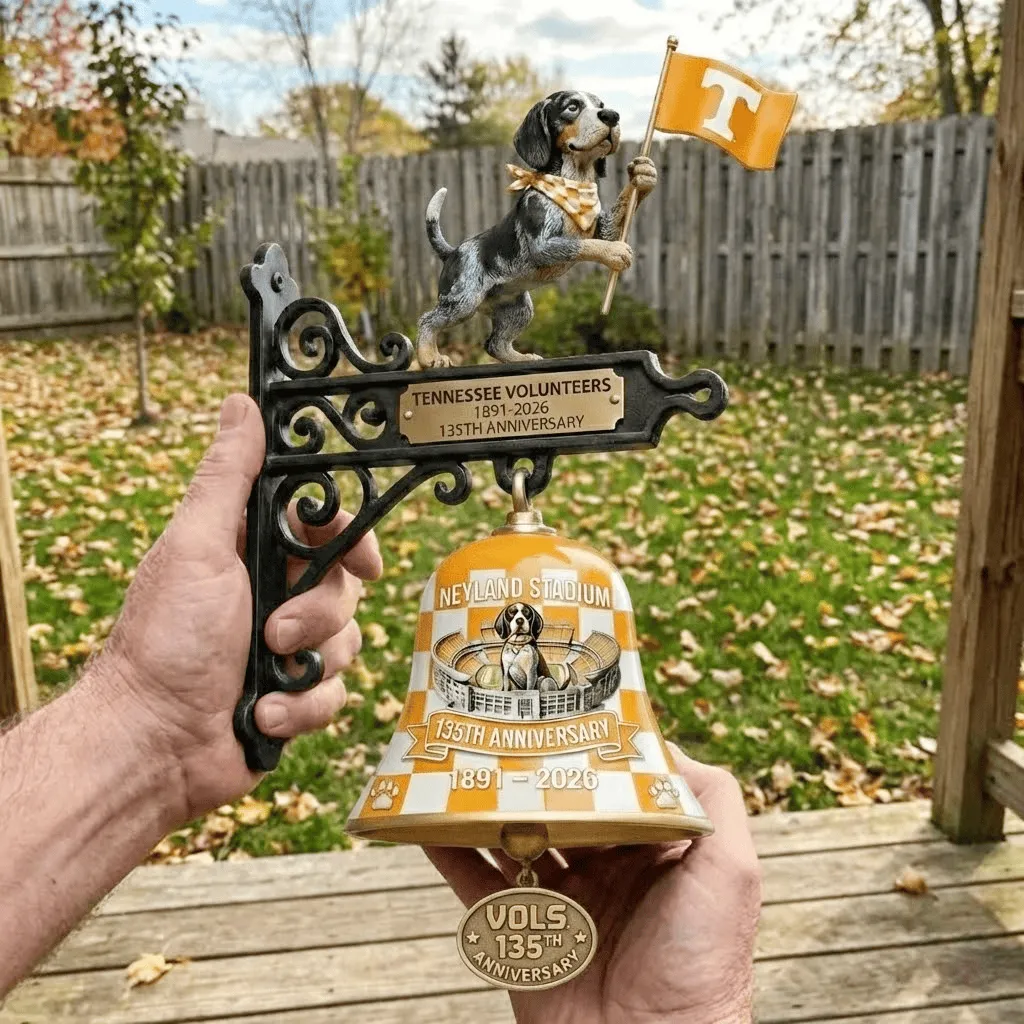 Tennessee Volunteers 135th Anniversary Commemorative Wall Bell 🔔🏈