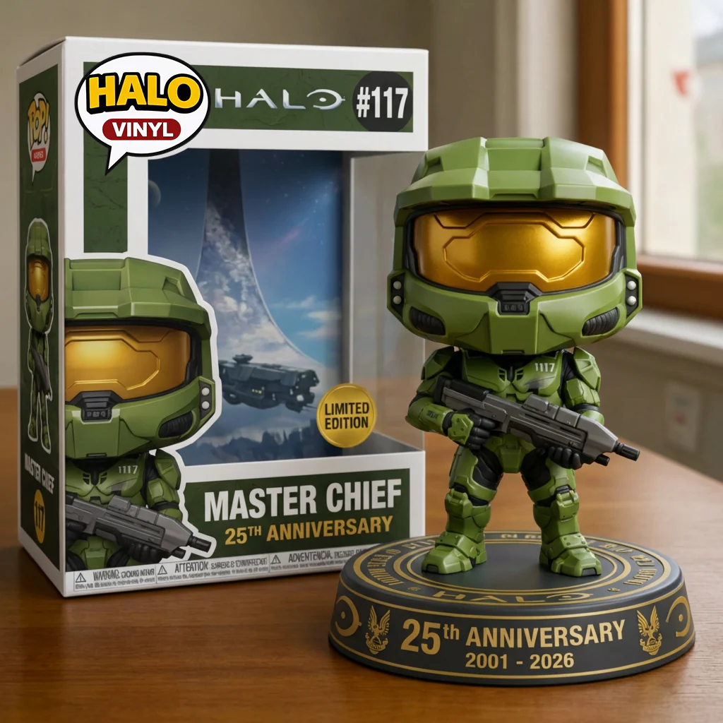  Halo 25th Anniversary Master Chief & Cortana Collector Figures