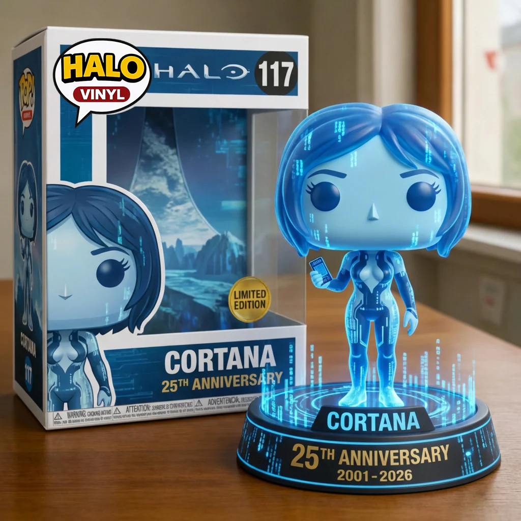  Halo 25th Anniversary Master Chief & Cortana Collector Figures