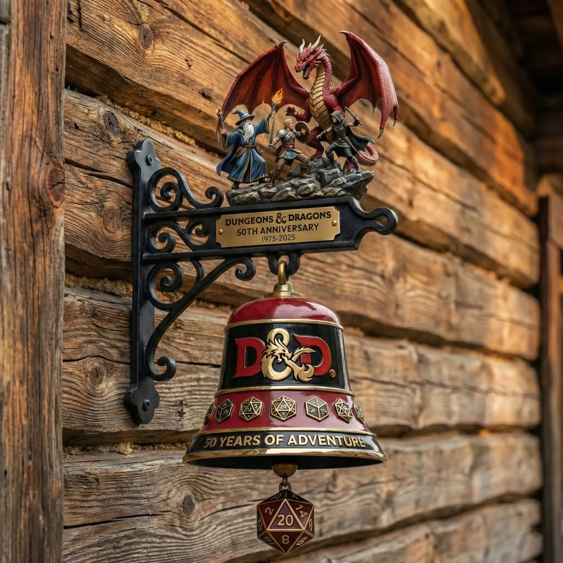 Dungeons & Dragons 50th Anniversary Commemorative Wall Bell