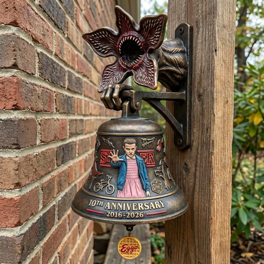 Stranger Things 10th Anniversary Demogorgon Commemorative Wall Bell