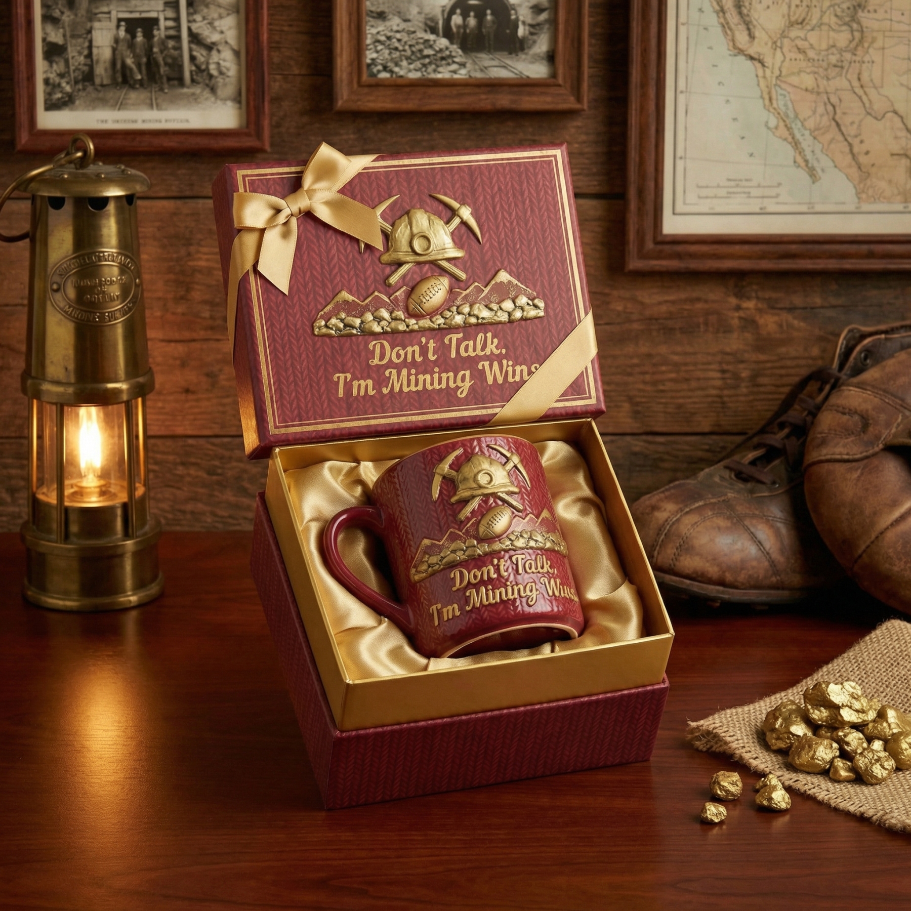 “Don’t Talk. I’m Mining Wins Mug