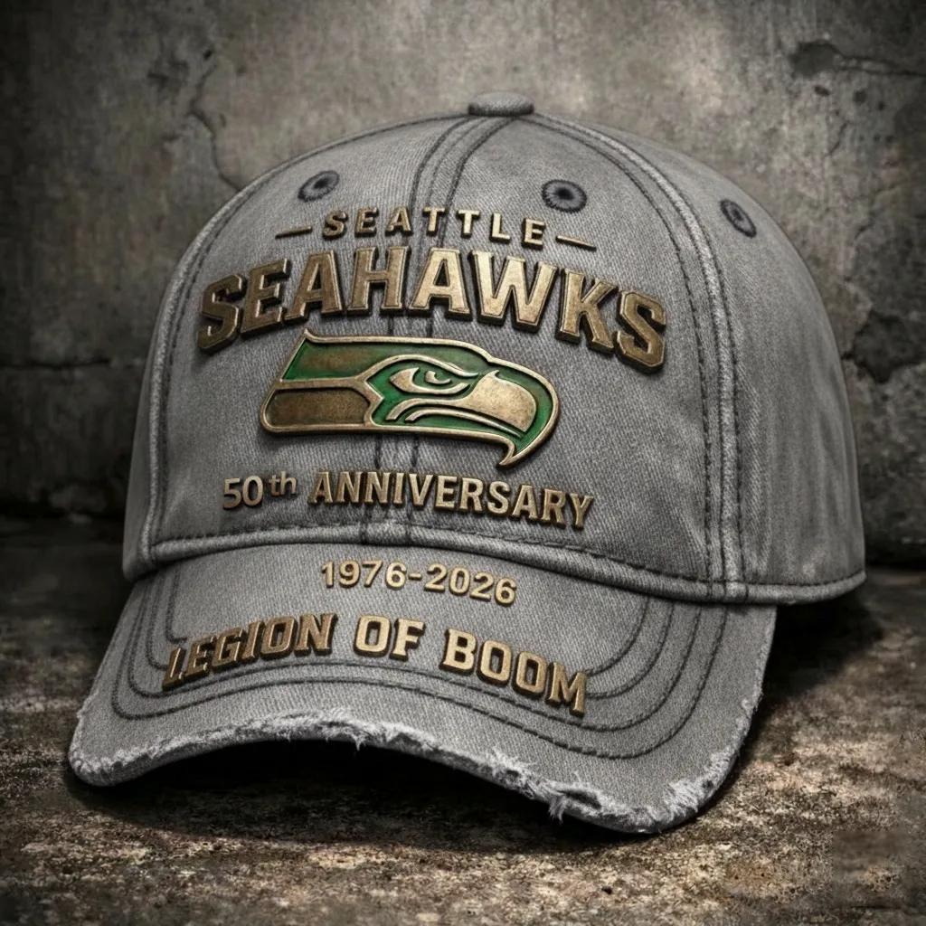 Seattle Seahawks 50th Anniversary Hat
