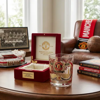 Manchester United 148th Anniversary Limited Edition Whiskey Glass