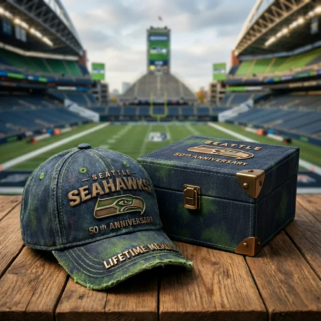 Seattle Seahawks 50th Anniversary Hat