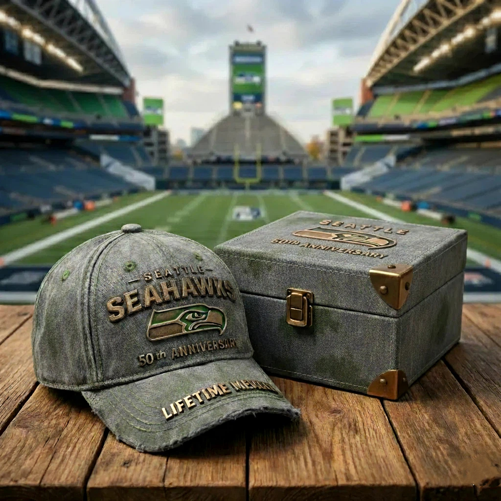 Seattle Seahawks 50th Anniversary Hat